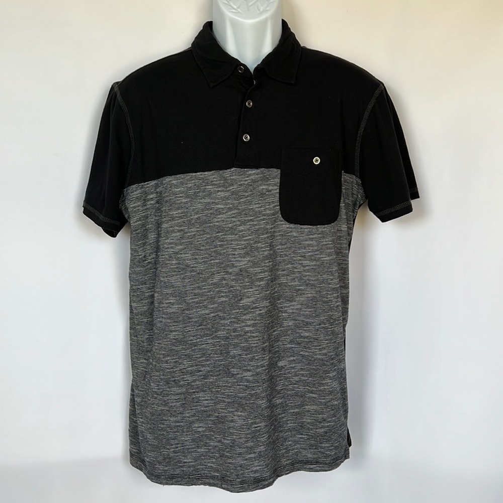Truth.Substance Large Black/Grey Polo